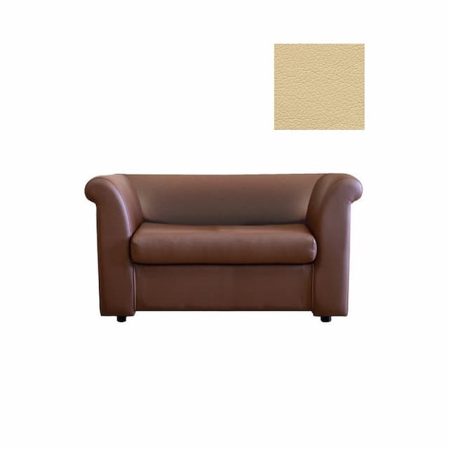 Диван 2-х местный Юнитекс ПАРЛАМЕНТ М.Д2.05.5. Х экокожа премиум / бежевая