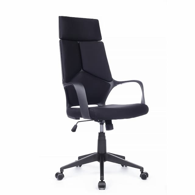 Кресло офисное Riva Chair IQ Rv (8989) черный пластик/черный