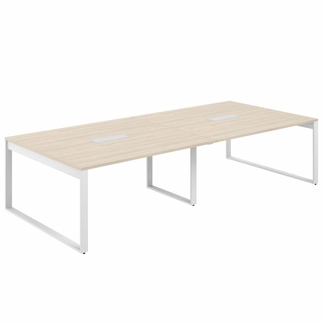 Стол для переговоров 3200х1638х750 Norden Allegro AG.3216.AR.72.WH