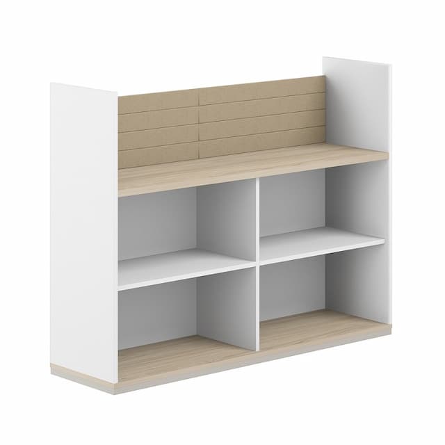 Стеллаж-комбо 1638 односторонний Norden Allegro AG.253.400.653.BG с экраном тканевым низким