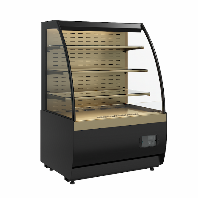 Витрина холодильная Carboma FLANDRIA 2 K70 VM 1,3-2 STANDARD открытая, горка (9005-0109)