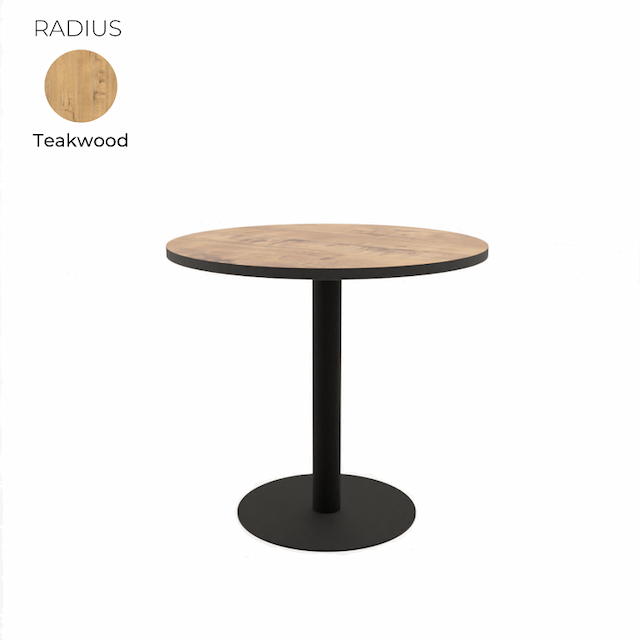 Стол обеденный круглый Алсав 21RADIUS.008 Teakwood