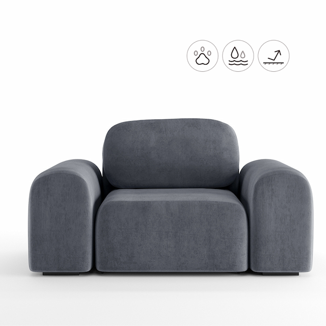 Кресло Мастерфабрик Эмека Kenya steel ткань велюр