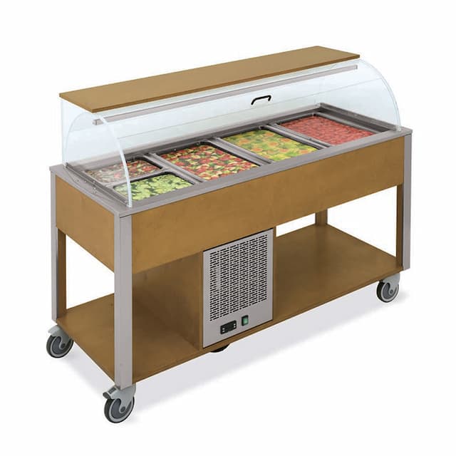 Стол Шведский охлаждаемый MetalCarrelli 6940.4W (венге)