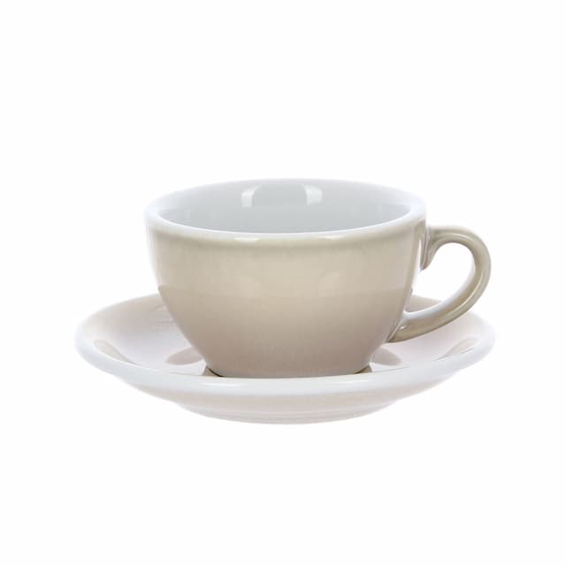 Кофейная пара Loveramics (Лаврамикс) Egg, 200ml, бежевая